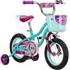 Schwinn - Bici Elm per bambini, pneumatici da 12 pollici, sella regolabile, rotelle aggiuntive incluse, rosa