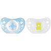 ARTSANA Chicco Succhietto Physio Air in Silicone Ciuccio per Bimbo Modelli Assortiti 0-6 Mesi 2 Pezzi