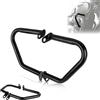 OUKENS 2 pezzi Protezione Motore Paramotore, FG007BK Protezioni Motore Sinistro E Destro sicurezza Corpo Accessorio adatto per Triumph Bonneville