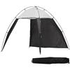 DAZZLEEX Tenda parasole da spiaggia, tenda da campeggio, pesca e viaggio, 230 x 210 x 160 cm (grigio)