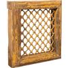 Biscottini Finestra Antica Legno massello 54,5x12,5x57,5 cm - Finestre in Legno Decorative e Funzionali - Finestra Vintage Legno