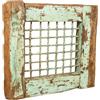 Biscottini Finestra Antica Legno massello 69,5x8,5x62,5 cm - Finestre in Legno Decorative e Funzionali - Finestra Vintage Legno
