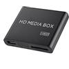 Sxhlseller Full HD Mini Box Media Player Supporto 1080P USB MMC RMVB MP3 AVI MKV, Forte compatibilità, Bella Apparenza, Ricca Interfaccia di Uscita Video, più Lingue OSD (Spina UE)