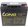 LONG Kung Long WP22-12N F8 - Batteria al piombo 12 Volt, 22 Ah, filettatura interna M6