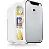 NOALED Mini frigorifero, refrigerazione Compressore da 20 litri Mini piccolo frigorifero Dormitorio con piccolo mini frigorifero per auto Camper a doppio scopo Dura