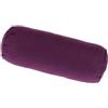 Easnea Cuscino rotondo in lino, cuscino a rullo lungo, supporto lombare, per alleviare il dolore al collo, cuscino cilindrico con fodera rimovibile, per dormire, sedia, auto, divano (viola), NFL09106