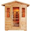 PR ITALIA SAUNA AD INFRAROSSI DA ESTERNO Modello PR-400D - 4 persone