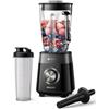 Philips Frullatore Philips Serie 5000 - Motore da 1200 W. Tecnologia ProBlend Plus. Bicchiere Blend-and-Go. Parti lavabili in lavastoviglie. Capacità 2L. Nero (HR3031/00)