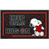 SaRani Tappeto Zerbino Ingresso Gomma Antiscivolo Resistente Fantasia Snoopy Welcome (Abbraccio)