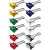 MAUL 21319 - 99 clip a molla fermafogli, colori assortiti, (B) 19 mm, apertura: 7 mm