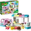 LEGO DUPLO Town Pasticceria, Playset con Furgoncino, Torte e Pasticcini, Grandi Mattoncini per Bambini dai 2 Anni in su, 10928