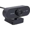 Sxhlseller Webcam per Computer 1080P con Microfono, Videocamera Desktop Full HD per Laptop, Video Widescreen da 110 Gradi, Immagine Video HD Chiara, Videocamera Web Interattiva Vocale per