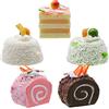 YHSKJCD 5 Pezzi Torta Finta da Esposizione, Fetta Finta Torta Simulazione Artificiale Realistica Torta Dessert, Modello di Cibo Finto Finto Torta Finta Decorazione Dessert per Esposizione di Cucina e