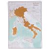 Maps International Mappa Italia grattare e idee regalo - 42 x 59 cm - Maps International - Da più di 50 anni nel settore delle mappe - Dettagli cartografici che mostrano i confini di stati e regioni