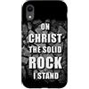Gospel of Salvation Christian Faith Evan Custodia per iPhone XR On Christ The Solid Rock I Stand Christian Faith Inspiration