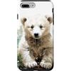 arctic.creations Custodia per iPhone 7 Plus/8 Plus Carino anime bianco bambino orso polare cucciolo acquerello arte #2