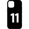 Sportswear Custodia per iPhone 12/12 Pro Numero 11 | Numero undici (davanti e dietro)