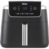 Ninja PRO 4.7L Friggitrice ad Aria 4 in 1, Cassetto Singolo, Frittura ad Aria, Cottura arrosto, Riscaldamento, Essiccazione, Componenti Antiaderenti Lavabili in Lavastoviglie, Nero, AF140EU