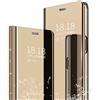 LIUZIHAN Cover per Samsung Galaxy A15 5G. Flip Custodia Specchio con Funzione Kickstand, Ultra-Sottile Specchio Tecnologia di Elettroplaccatura, Custodia per Samsung Galaxy A15 5G.Oro