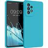 kwmobile Cover per Samsung Galaxy A53 5G Custodia - Back Case per Smartphone in Silicone TPU - Protezione Gommata - ghiaccio freddo