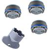 Neoperl KIT 3 Pz. AERATORE FILTRO ROMPIGETTO CACHE CASCADE SLC STD/M 24 X 1 NEOPERL CON CHIAVE (Conf. 4 pz.)