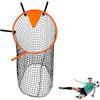 AMFUN Obiettivo di Precisione e Sacca Portapalloni, Contenitori da Calcio Porta da Calcio, Rete da Calcio con Cinghie Regolabili, Rete da Calcio nell'angolo Superiore, 45 x 60 cm