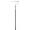PENNELLIFICIO 2000 | Rullo in Poliammide con Asta Telescopica da 200 cm, per Pareti Lisce e Poco Ruvide, Cartonegesso, Idropittura, L 24 cm, ⌀ 4,8 cm - Made in Italy