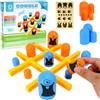 HONGECB Tic Tac Toe Big Eat Small, Tic Tac Toe Gioco da Tavolo, Gioco da Tavolo Tic Tac Toe Big Eat Small Game, Classico Gioco da Tavolo Educativo, Giochi per Famiglie, per Bambini e Adulti