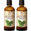 AROMATIKA trust the power of nature Olio Essenziale di Pino 2x100ml - Pinus Sylvestris - Austria - 100% Naturale & Puro - Aromaterapia - Relax - SPA - Bagno - Diffusore - Pine Scotch Essential Oil