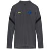 Nike INTER MNK DRY STRK DRIL TOP CL, T-shirt A Manica Lunga Uomo, dark grey/Black/(tour yellow) (no sponsor-3rd), M