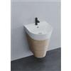 CERAMICA AZZURRA Mobile sospeso con lavabo Forma cm. 44x47 cemento di Ceramica Azzurra - Cod. Articolo: MBF50SC+FMLP05050T0MBI