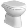 Ceramica azzurra Water Diana distanziato da muro cm. 52x37 scarico terra bianco lucido di Ceramica Azzurra