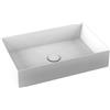 CERAMICA AZZURRA Lavabo Elegance appoggio 60x38 senza foro in ceramica bianco lucido di Ceramica Azzurra - Cod. Articolo: ELLA060380Q0BI