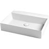 CERAMICA AZZURRA Lavabo Elegance sospeso/appoggio 60x45 senza foro in ceramica bianco lucido di Ceramica Azzurra - Cod. Articolo: ELLP060450Q0BI