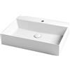 CERAMICA AZZURRA Lavabo Elegance sospeso/appoggio 60x45 monoforo in ceramica bianco lucido di Ceramica Azzurra - Cod. Articolo: ELLP060450QMBI