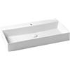 CERAMICA AZZURRA Lavabo Elegance sospeso/appoggio 102x45 monoforo in ceramica bianco lucido di Ceramica Azzurra - Cod. Articolo: ELLP102450QMBI