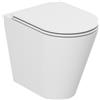 Ceramica azzurra Water Forma filomuro senza brida (rimless) cm. 54x37 bianco lucido di Ceramica Azzurra