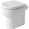 Ceramica azzurra Water Nuvola mini filomuro salvaspazio cm 46x35 bianco lucido di Ceramica Azzurra