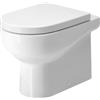 Ceramica azzurra Water Nuvola filomuro rialzato scarico traslato cm. 55x35 bianco lucido di Ceramica Azzurra