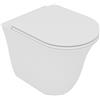 Ceramica gsg Water Flut filomuro senza brida (rimless) cm. 52,5x36 bianco lucido di Ceramica GSG