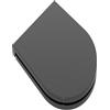 CERAMICA GSG Copriwater GSG Like Originale in Termoindurente Soft Close Sottile a Sgancio Rapido nero lucido - Cod. Articolo: LKCOPRSLTICR002