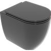 CERAMICA GSG WC GSG Like Filomuro Senza Brida 52,5x36 nero lucido - Cod. Articolo: LKWC01002