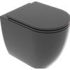 CERAMICA GSG WC GSG Like Filomuro Senza Brida 52,5x36 nero opaco - Cod. Articolo: LKWC01003