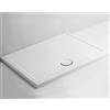 Ceramica azzurra Piatto doccia 70x100 h.3,5 in ceramica bianco opaco Puro di Ceramica Azzurra