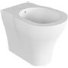 Ceramica azzurra Bidet XL filomuro bianco lucido con fissaggio incluso di Ceramica Azzurra