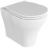 Ceramica azzurra Water XL filomuro senza brida bianco lucido di Ceramica Azzurra