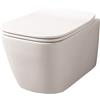 Art ceram Water A16 sospeso salvaspazio senza brida (rimless) cm. 45x36 bianco lucido di Art Ceram