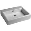 CERAMICA GSG Lavabo Quad sospeso/appoggio 60x47 rettangolare in ceramica bianco lucido - Cod. Articolo: QULAV60000