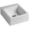 CERAMICA GSG Lavabo Square appoggio/sospesi salvaspazio 32x37 quadro in ceramica bianco lucido - Cod. Articolo: SQULAV000