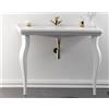 CERAMICA GSG Lavabo Time sospeso/appoggio/su gambe 105x56 rettangolare in ceramica bianco lucido - Cod. Articolo: TICON105000